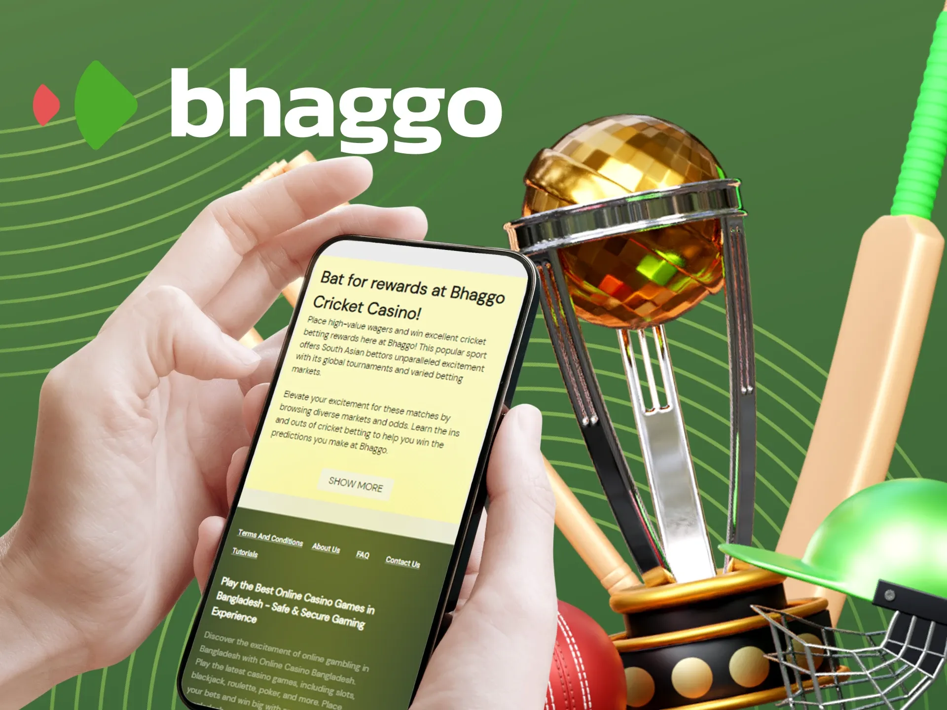 Cricket awards at Bhaggo casino.