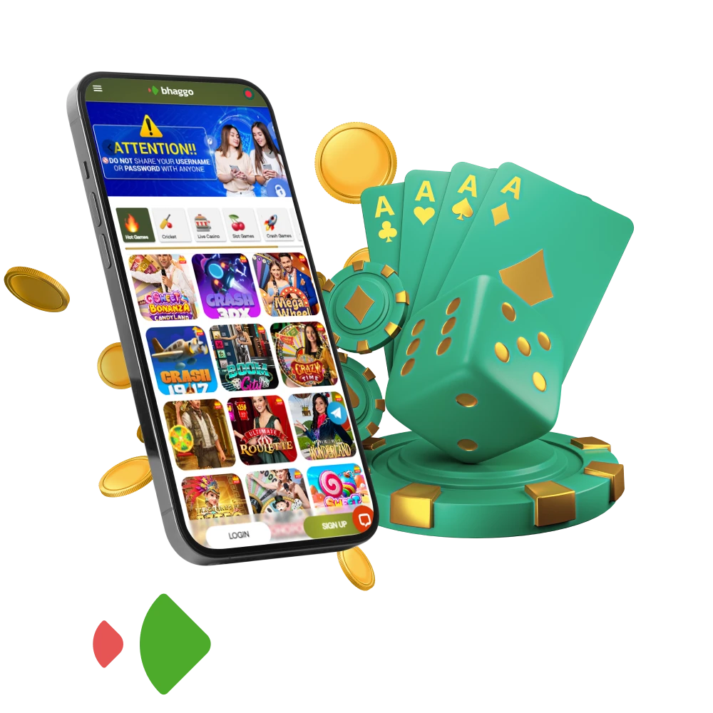 Is there a mobile application for Bhaggo online casino.