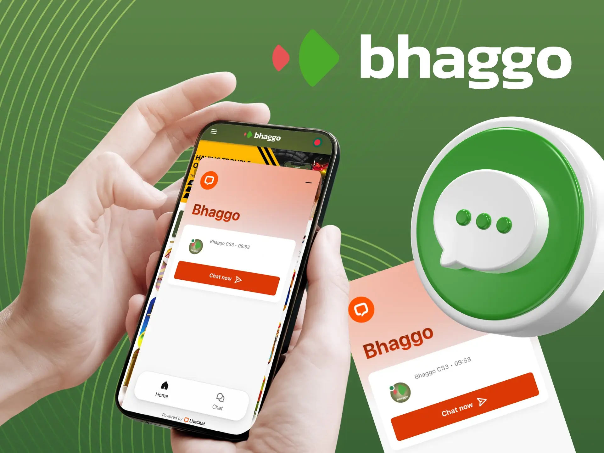 Where can I write to Bhaggo online casino support.
