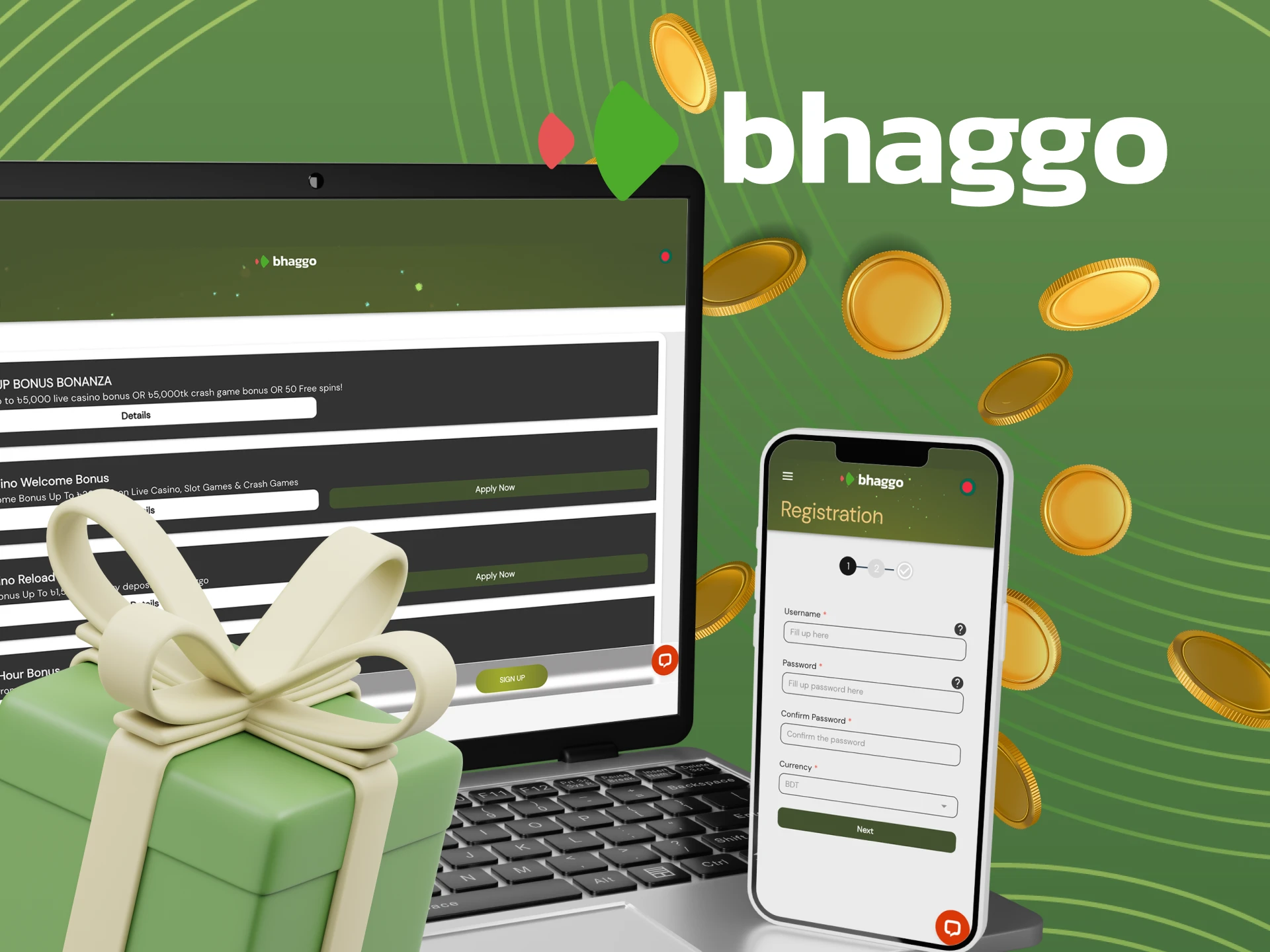 How do bonuses work at Bhaggo.