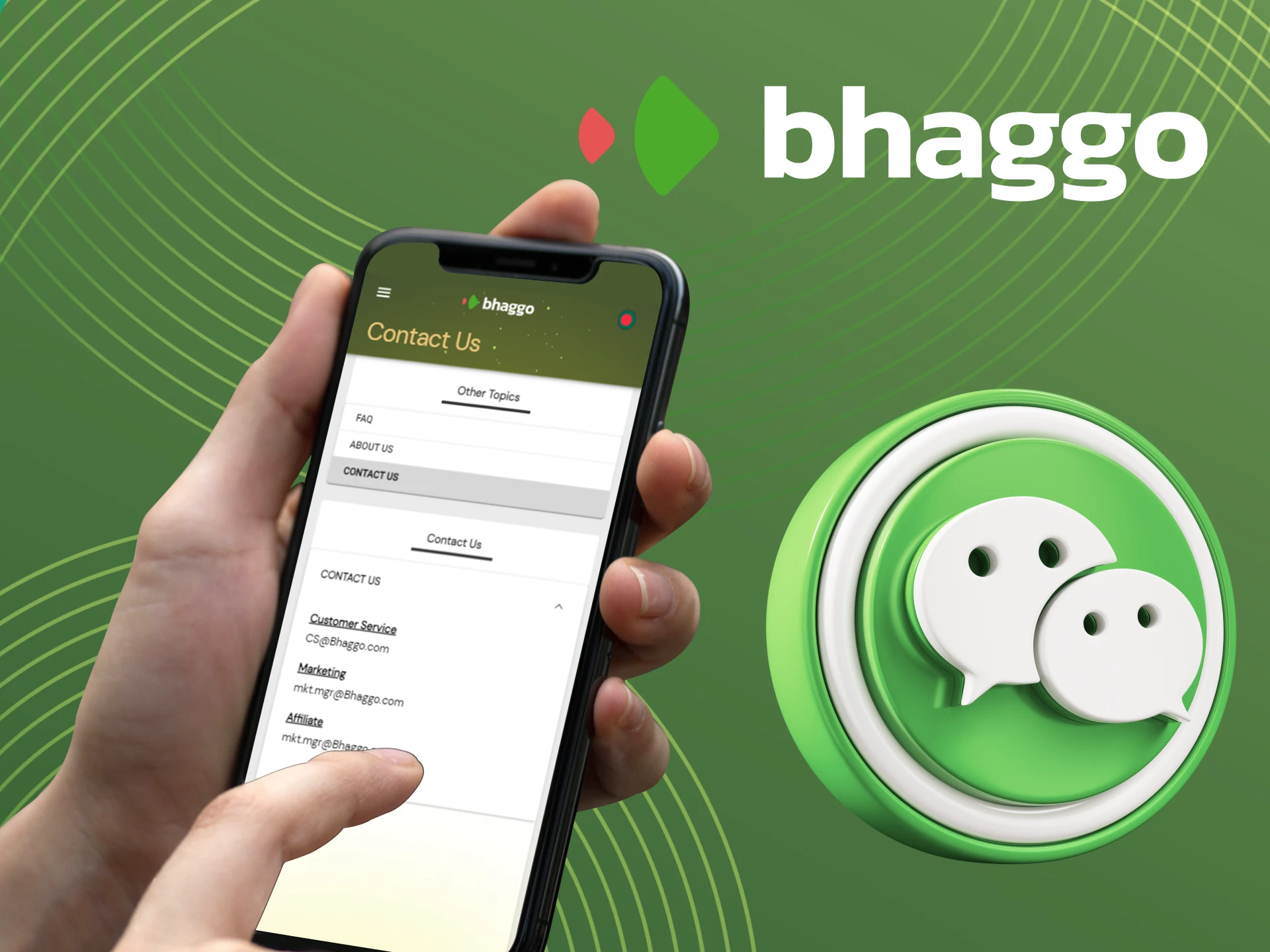 How can I contact customer support at Bhaggo Online Casino.