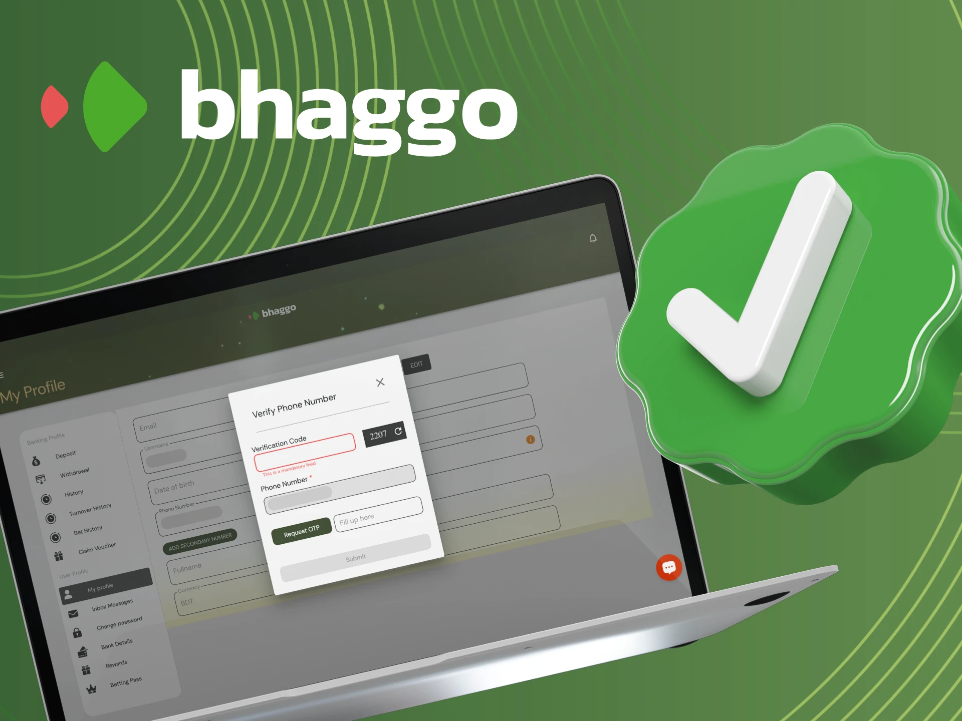 Do I need to verify my account after registering at Bhaggo online casino.