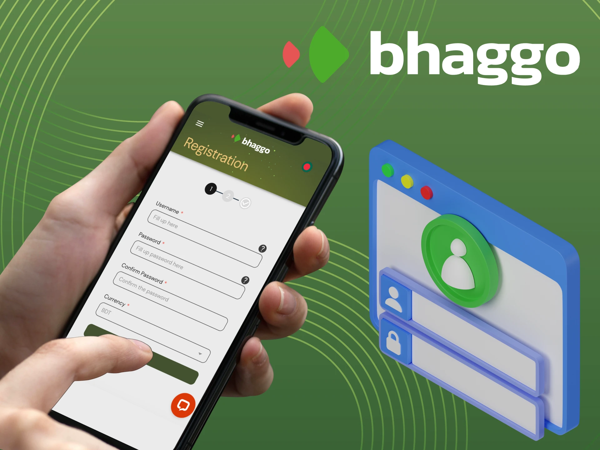 Can I register at Bhaggo online casino on the mobile app.