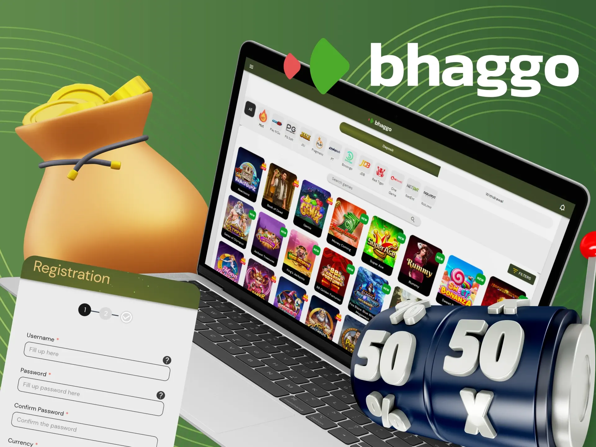 How to start playing and having fun in Bhaggo slot games.